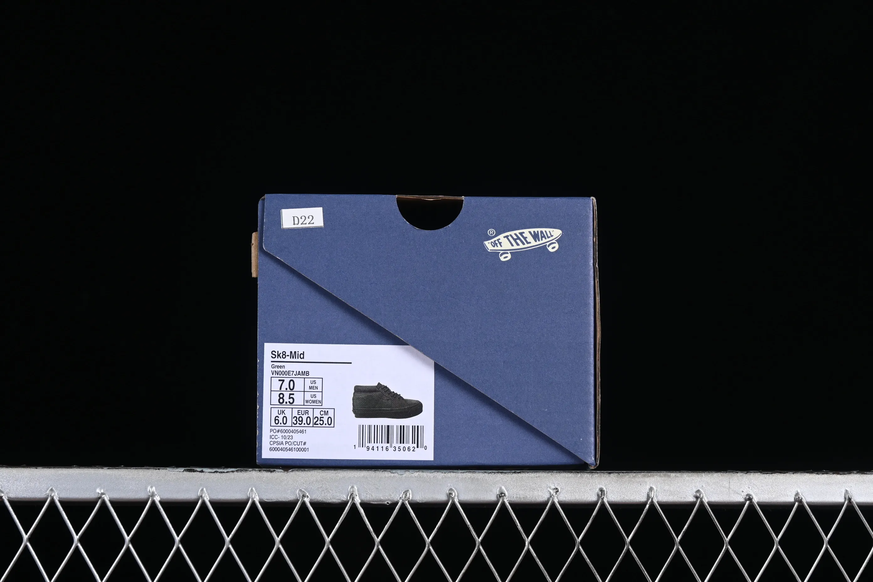 All Categories Vans Vans Series Vans Mid Vans China Vans TDC Sk8-Mid Reissue 83 Mg 2024 Spring and Summer Limited Edition Low-top Casual Sneakers VN000E7JAMB